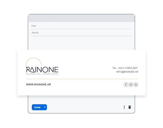 Rainone - Identidad / Interactivo / Servicios Complementarios / Redes Sociales - Aguaviva - Dejamos Marcas