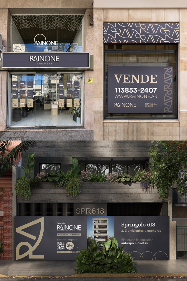 Rainone - Identidad / Interactivo / Servicios Complementarios / Redes Sociales - Aguaviva - Dejamos Marcas